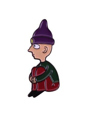 Radiohead Robin - Paranoid Android - Enamel badge Brooch Lapel Pin